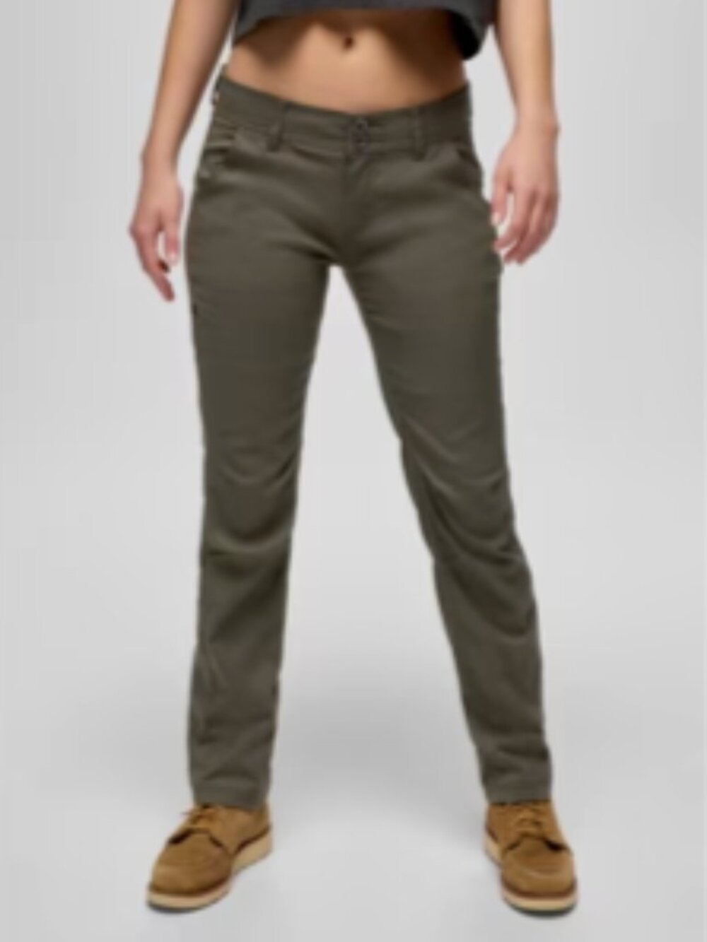 Halle Straight Pant, Slate Green Size 0 Short